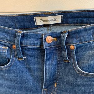 Madewell 9” high rise skinny jeans